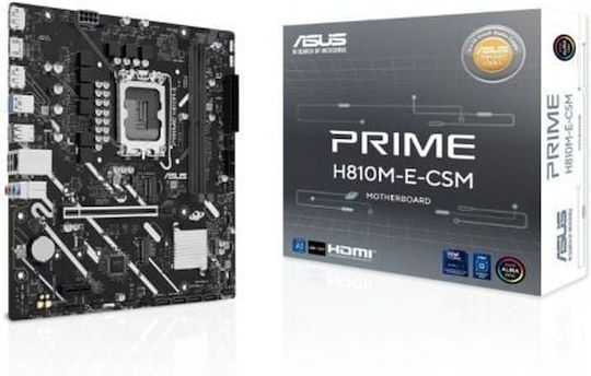 Asus Prime H810M-E Motherboard Micro ATX με Intel 1851 Socket