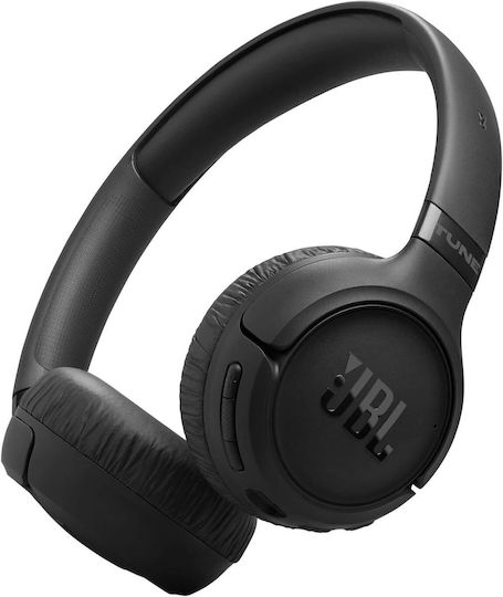 JBL Tune 680NC Ασύρματα Bluetooth On Ear Ακουστικά με 50 ώρες Λειτουργίας Μαύρα
