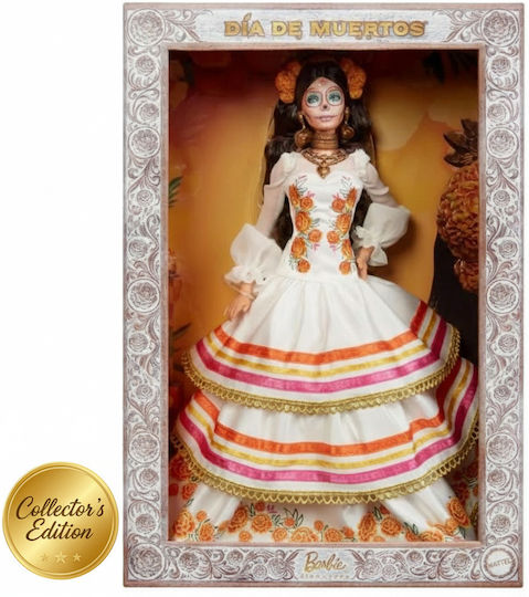 Barbie Dia De Los Muertos Συλλεκτική Κούκλα για 6+ Ετών JBJ05
