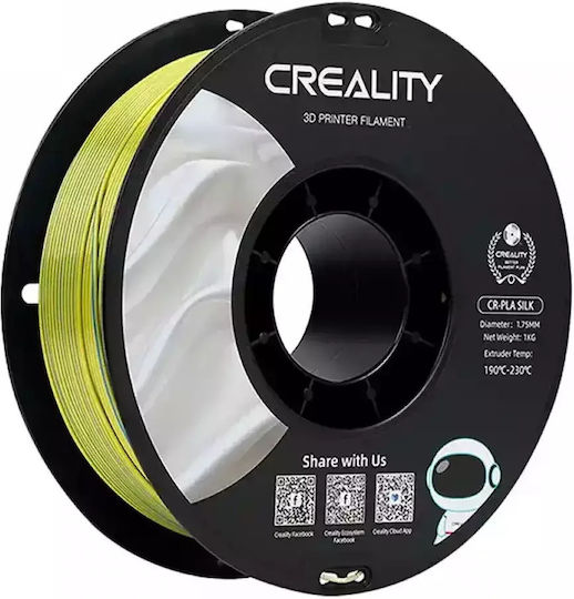 Creality3D PLA 3D Printer Filament 1.75mm Yellow/Blue 1kg 3301120014