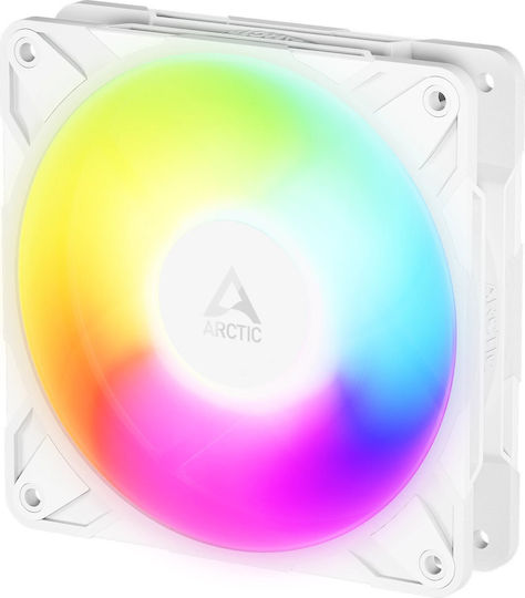 Arctic P12 Pro Reverse Case Fan 120mm με ARGB Φωτισμό και Σύνδεση 4-Pin PWM Λευκό