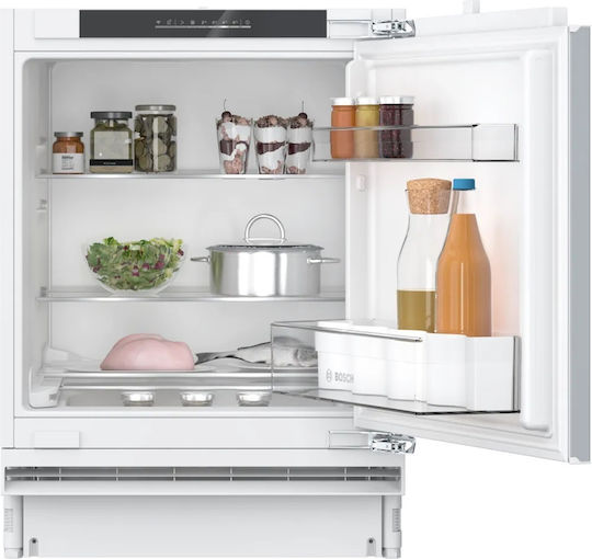 Bosch Εντοιχιζόμενο Ψυγείο Συντήρησης 134lt Υ82xΠ59.8xΒ54.8εκ. Λευκό KUR21VFE0