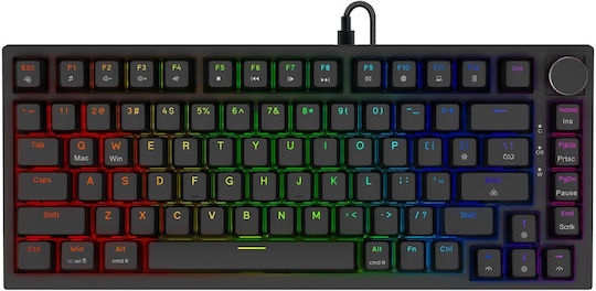 Savio Astral Gaming Πληκτρολόγιο με RGB φωτισμό (Αγγλικό US)