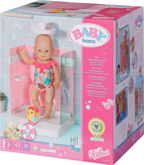 ZAPF Creation Baby Born Bath Walk in Shower 830604