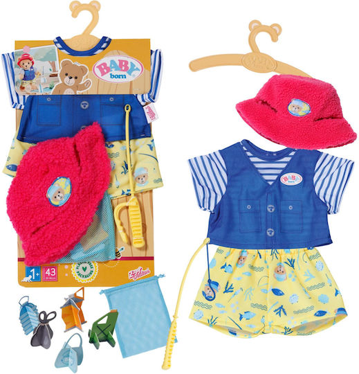ZAPF Creation Baby Born Teddy Angler Outfit 835982