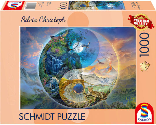 Yin & Yang: Mountain world Puzzle 2D 1000pcs