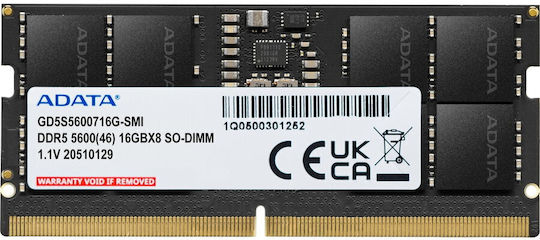 Adata DDR5 με Module για Laptop GD5S5600732G-SMI
