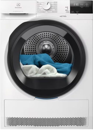 Electrolux EW6D295GP Στεγνωτήριο 9kg με Αντλία Θερμότητας
