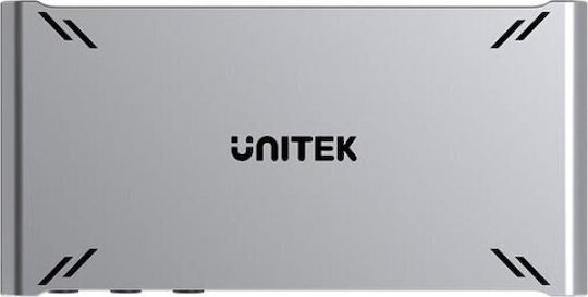 Unitek Kvm Switch Usb-c 10gbps Hdmi Cross-system File Transfer D1118agy01-eu