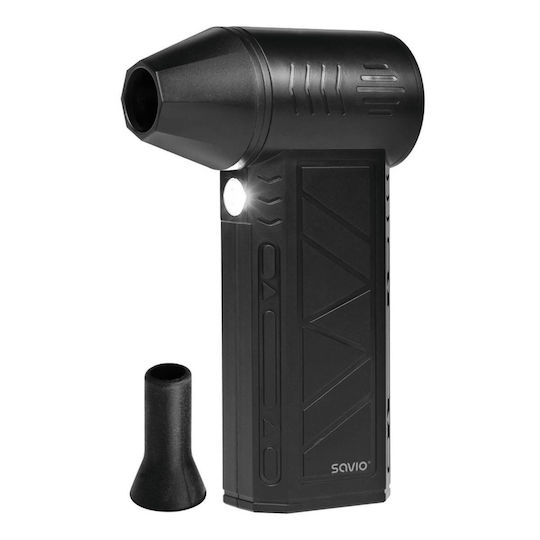 Savio Md-01 Mini Cordless Blower – Ασύρματος Φυσητήρας Μπαταρίας 100.000 Rpm Usb-c Φακός Led