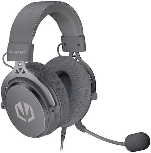 Endorfy VIRO Plus USB Over Ear Gaming Headset με σύνδεση USB Γκρι