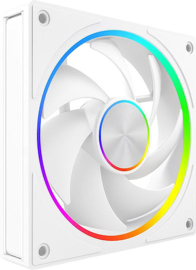 Modecom Volcano Loop Case Fan με ARGB Φωτισμό Λευκό