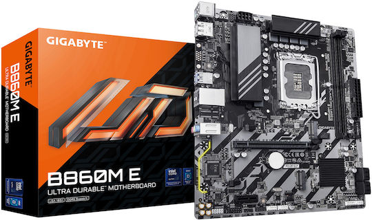 Gigabyte B860M E Motherboard Micro ATX με Intel 1851 Socket