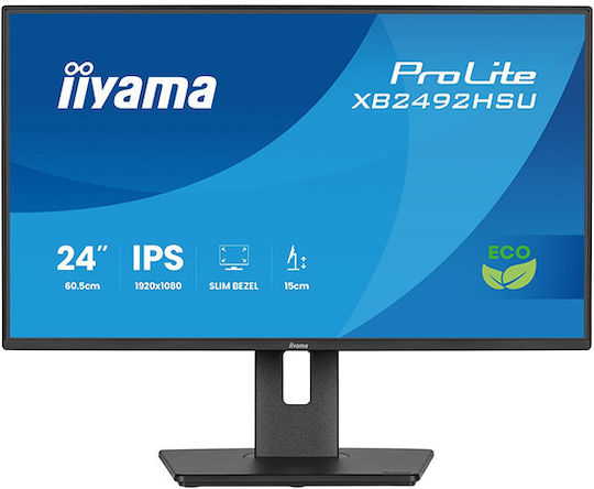 Iiyama XB2492HSU-B1 IPS Monitor 24" FHD 1920x1080 με Χρόνο Απόκρισης 3ms GTG
