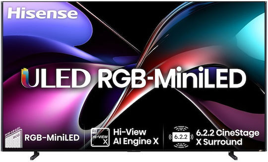 Hisense Smart Τηλεόραση 116" 4K UHD Mini LED UXQ HDR (2025)