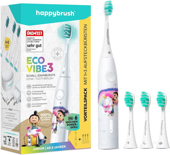 Happy Brush Eco Vibe Ηλεκτρική Οδοντόβουρτσα Λευκή