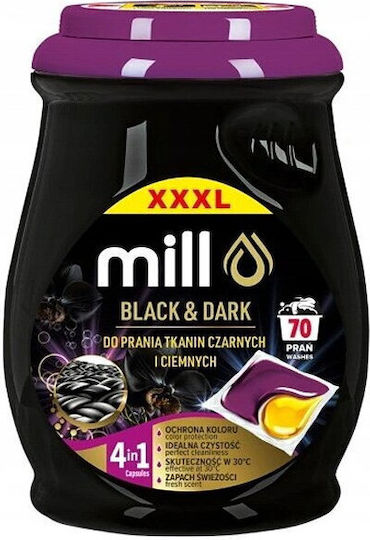 Mill Επαγγελματικό Απορρυπαντικό Ρούχων (70 Κάψουλες)