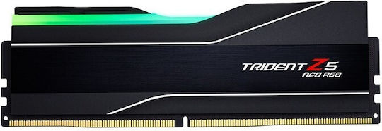 G.Skill Trident Z5 Neo RGB DDR5 με Module 1x64GB και Ταχύτητα 6000 για Desktop F5-6000J3444F64GX1-TZ5NR