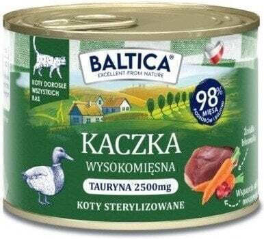 Baltica Υγρή Τροφή για Ενήλικες Γάτες με Πάπια 185gr