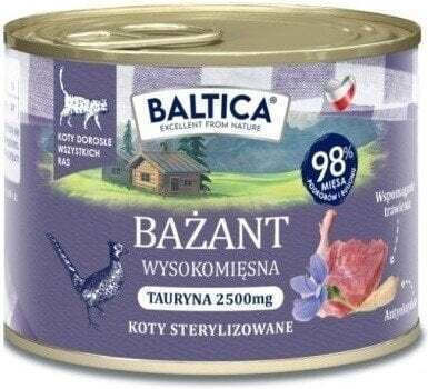 Baltica Υγρή Τροφή για Ενήλικες Γάτες με Φασιανός 185gr