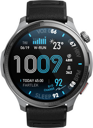 Amazfit Balance 2 XT 47mm Αδιάβροχο Smartwatch με Παλμογράφο (Μαύρο)