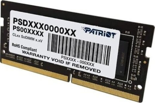 Patriot DDR4 με Module 1x8GB και Ταχύτητα 3200 για Laptop