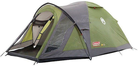 Coleman Darwin 3 Plus Σκηνή Camping Τούνελ Πράσινη 4 Εποχών για 3 Άτομα 320x180x180εκ. 2000038483