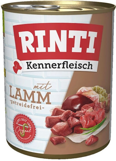 Rinti Kennerfleisch Υγρή Τροφή Σκύλων με Αρνί 400gr