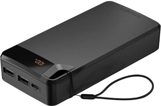 Cygnett Boost Power Bank 20000mAh με 2 Θύρες USB-A και Θύρα USB-C Μαύρο