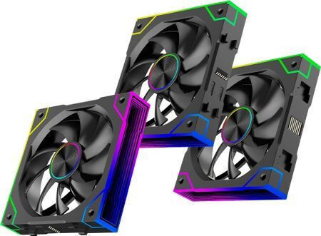 Xilence XF073 Case Fan 125mm με ARGB Φωτισμό και Σύνδεση 3-Pin / 4-Pin PWM 3τμχ