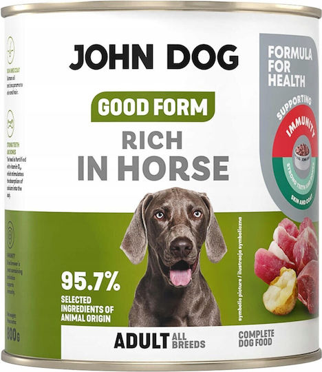 John Dog Υγρή Τροφή Σκύλων χωρίς Σιτηρά 800gr