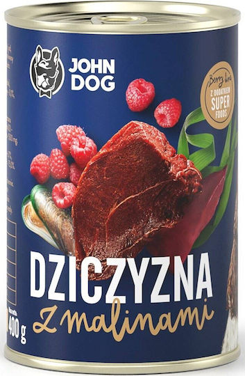 John Dog Υγρή Τροφή Σκύλων με Ελάφι 400gr