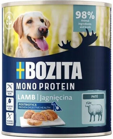 Bozita Υγρή Τροφή Σκύλων με Αρνί χωρίς Σιτηρά 800gr