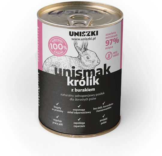 Uniszki Υγρή Τροφή Σκύλων με Κουνέλι χωρίς Σιτηρά 400gr