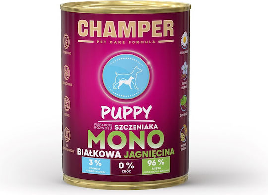 Dog Food Υγρή Τροφή για Κουτάβια με Αρνί και Βοδινό χωρίς Σιτηρά 400gr