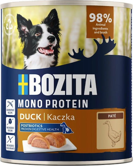 Bozita Υγρή Τροφή Σκύλων με Πάπια χωρίς Σιτηρά 800gr