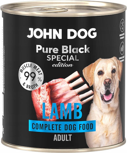 John Dog Υγρή Τροφή Σκύλων με Αρνί χωρίς Σιτηρά 800gr