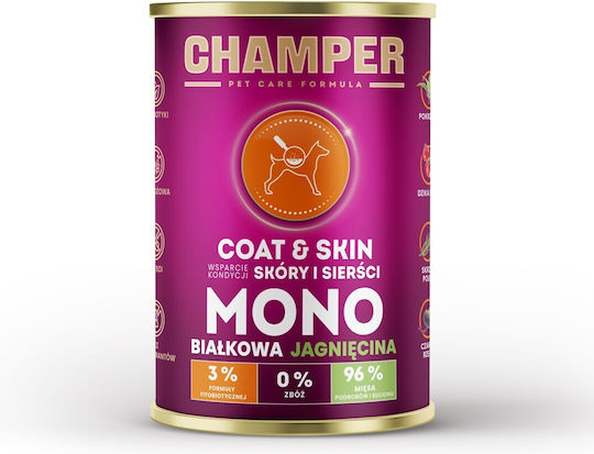 Dog Food Υγρή Τροφή Σκύλων με Αρνί χωρίς Σιτηρά 400gr