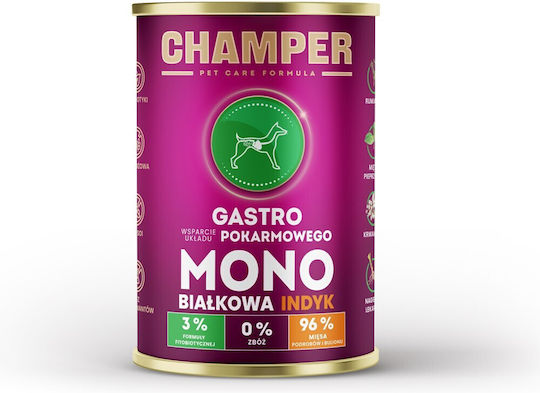 Dog Food Υγρή Τροφή Σκύλων με Γαλοπούλα χωρίς Σιτηρά 400gr