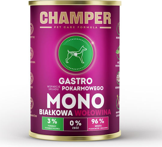 Dog Food Υγρή Τροφή Σκύλων με Βοδινό χωρίς Σιτηρά 400gr