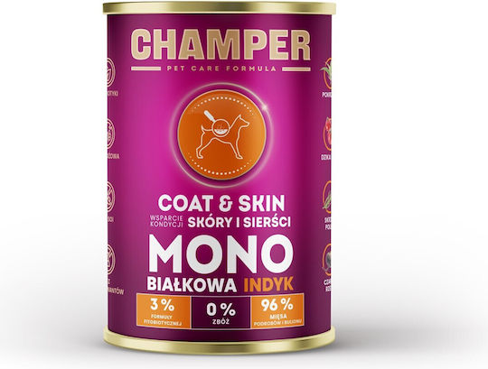 Dog Food Υγρή Τροφή Σκύλων με Γαλοπούλα χωρίς Σιτηρά 400gr