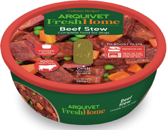 Arquivet Υγρή Τροφή Σκύλων με Βοδινό χωρίς Σιτηρά 280gr