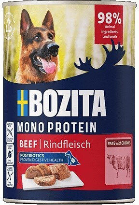 Bozita Υγρή Τροφή Σκύλων με Βοδινό χωρίς Σιτηρά 400gr