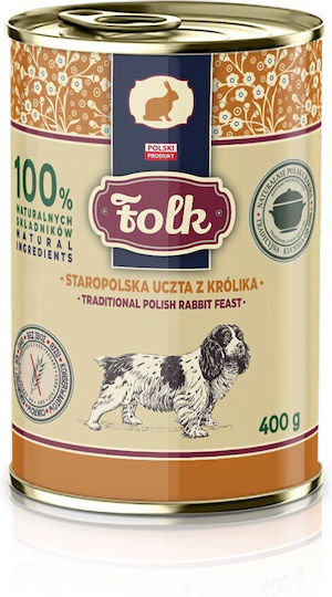 Dog Food Υγρή Τροφή Σκύλων με Κουνέλι χωρίς Σιτηρά 400gr