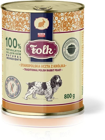 Dog Food Υγρή Τροφή Σκύλων με Κουνέλι χωρίς Σιτηρά 800gr