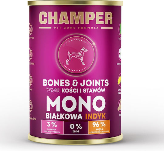 Dog Food Υγρή Τροφή Σκύλων με Γαλοπούλα χωρίς Σιτηρά 400gr