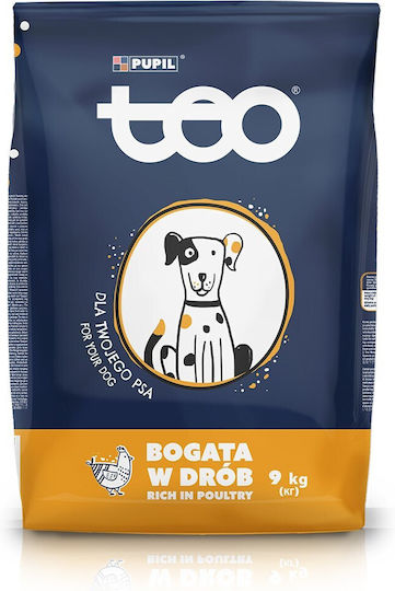 Teo 9kg Ξηρά Τροφή Σκύλων με Πουλερικά