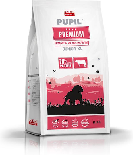 Dog Food 12kg Ξηρά Τροφή για Κουτάβια Μεγαλόσωμων Φυλών με Βοδινό