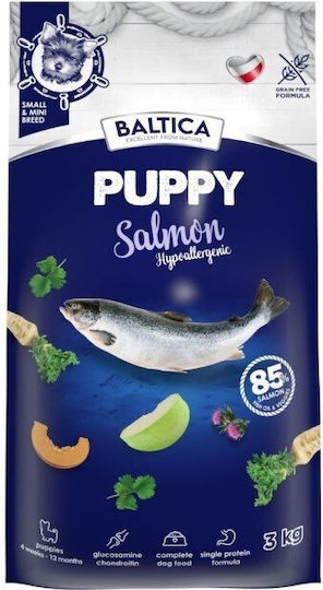 Baltica 3kg Ξηρά Τροφή χωρίς Σιτηρά για Κουτάβια Μικρόσωμων Φυλών με Σολομό