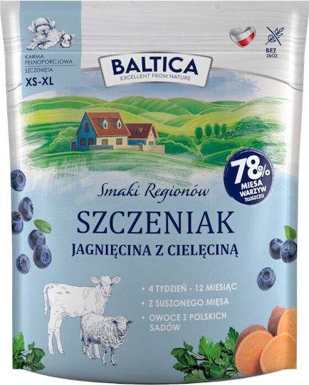 Baltica 1kg Ξηρά Τροφή χωρίς Σιτηρά για Κουτάβια με Αρνί